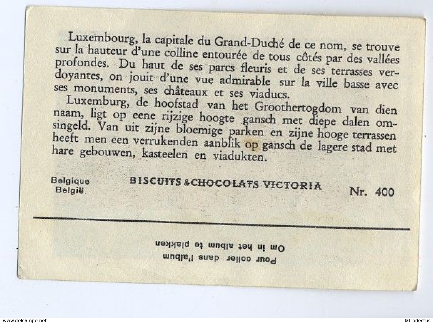 Victoria (1937) - 400 - Luxembourg - Victoria