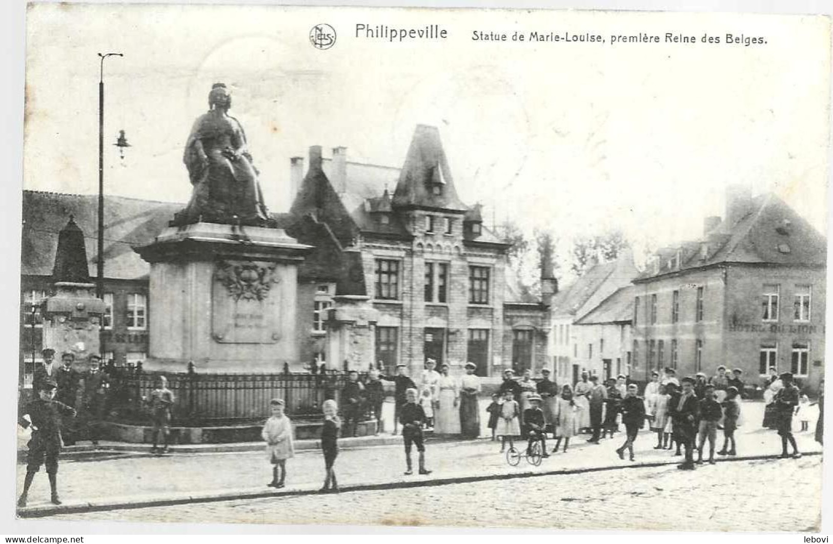 PHILIPPEVILLE “Statue De Marie-Louise, Première Reine Des Belges” Nels (1919) - Philippeville