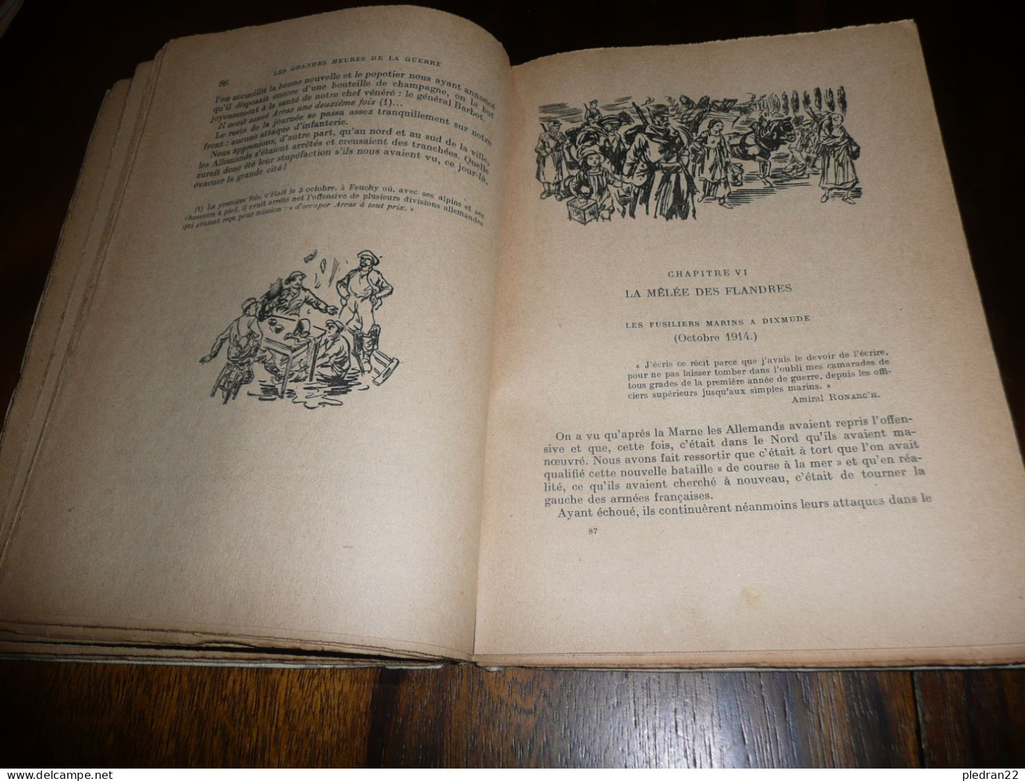 GENERAL H. MORDACQ LES GRANDES HEURES 1914 TOME 1 LA GUERRE DE MOUVEMENT ILLUSTRATIONS DE REMUZAT PLON 1938 - Oorlog 1914-18