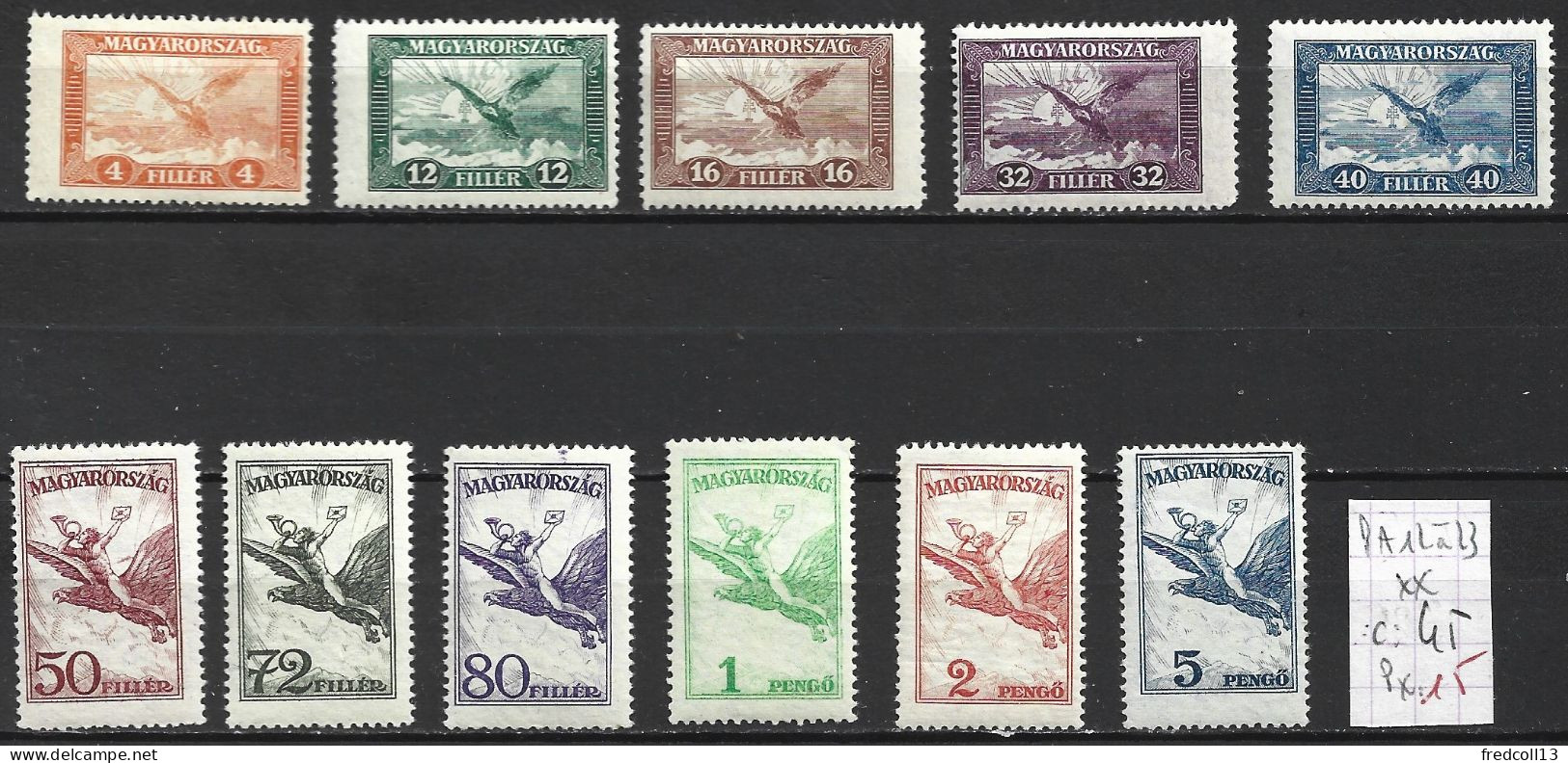 HONGRIE PA 12 à 23 ** Côte 45 € - Unused Stamps