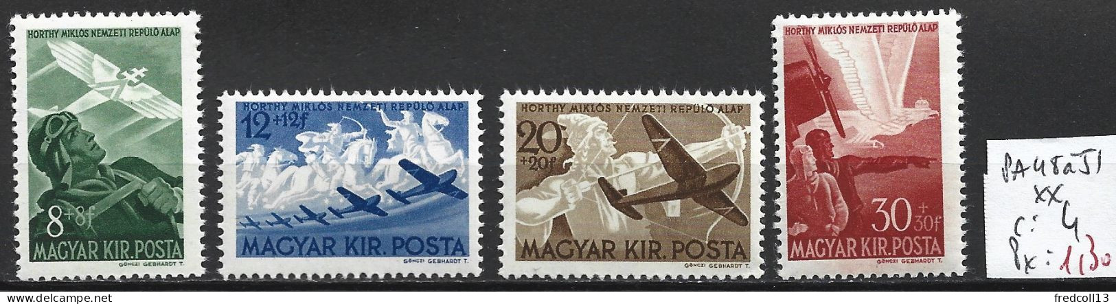 HONGRIE PA 48 à 51 ** Côte 4 € - Unused Stamps