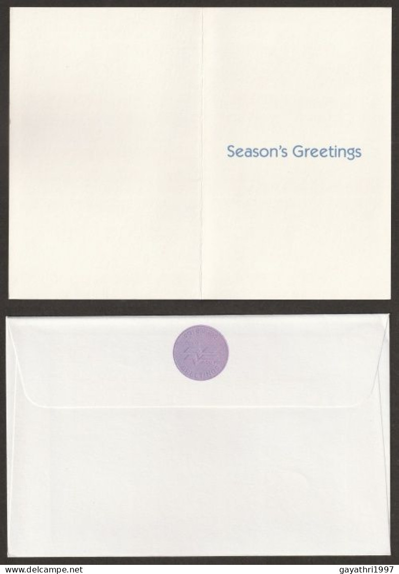 India Greetings Card With Cover Issued By Indian Government (gr54) Seasons   Greetings - Enveloppes