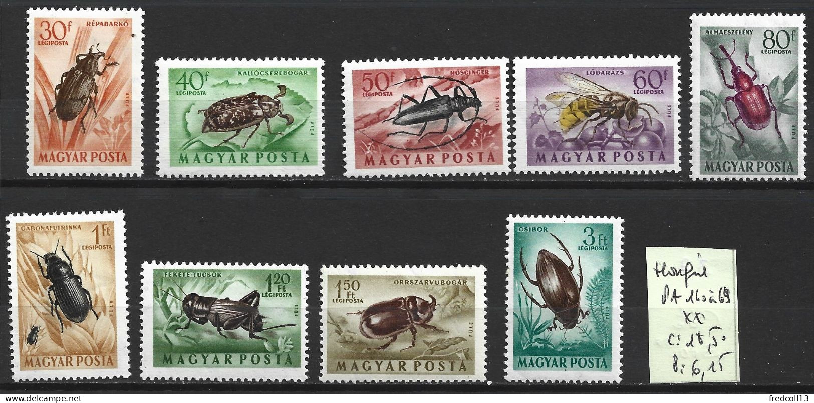 HONGRIE PA 160 à 69 ** Côte 18.50 € - Unused Stamps