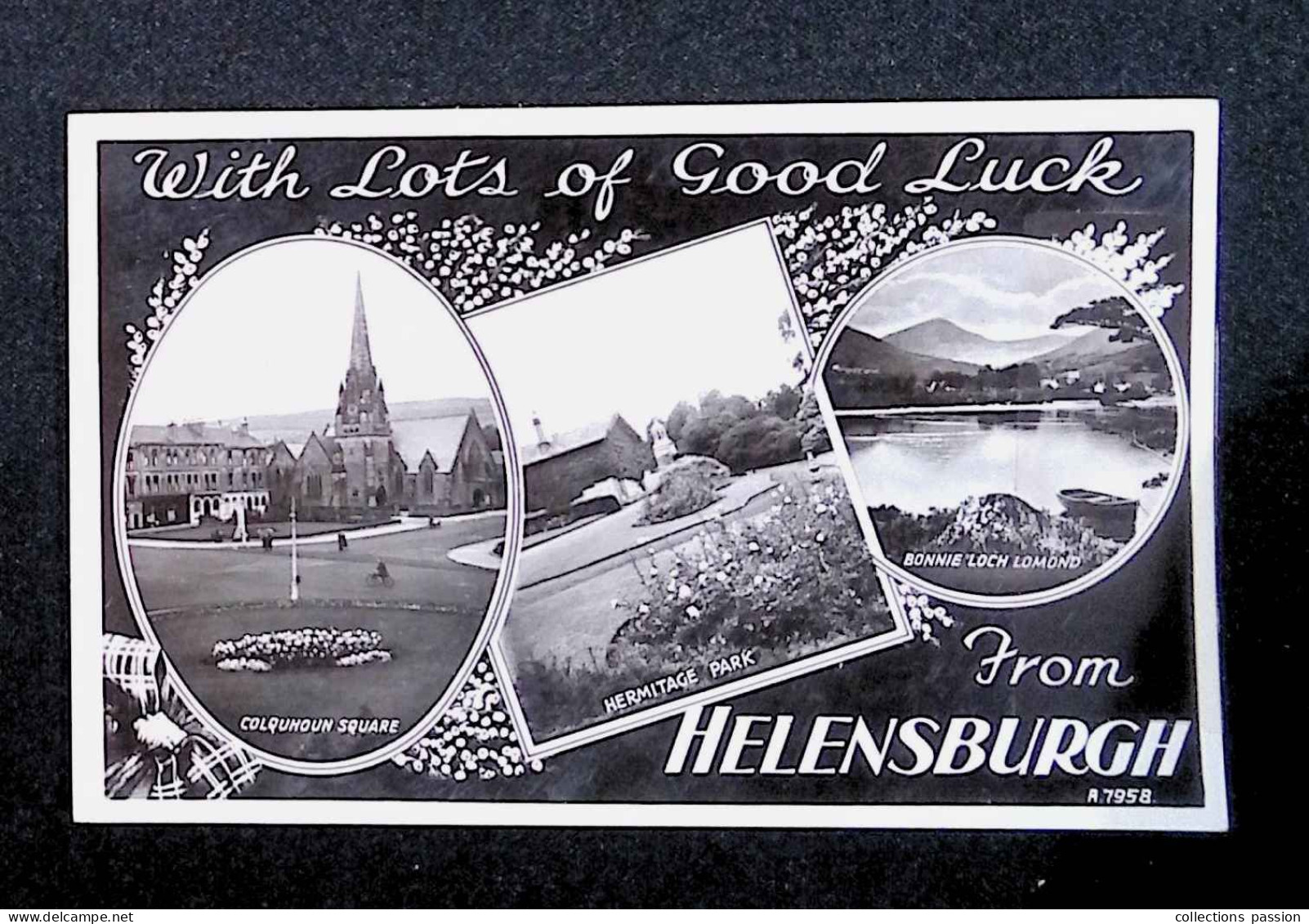 Cp, Ecosse, Argyllshire, With Lots Of Good Luck From Helensburgh, Multi Vues, écrite - Argyllshire