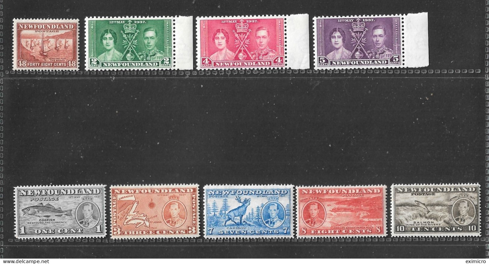 NEWFOUNDLAND KING GEORGE VI UM/MM COLLECTION OF SETS Cat £133+ - 1908-1947