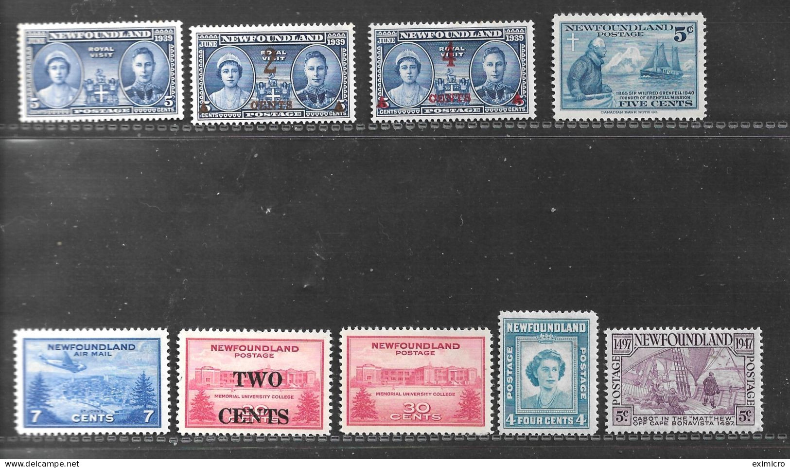 NEWFOUNDLAND KING GEORGE VI UM/MM COLLECTION OF SETS Cat £133+ - 1908-1947