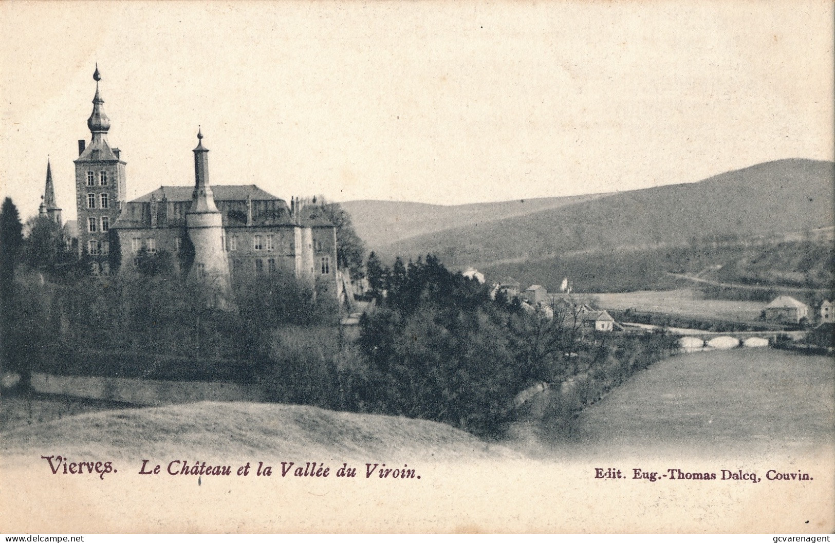 VIERVES   LE CHATEAU ET LA VALLEE DU VIROIN        2 SCANS - Viroinval