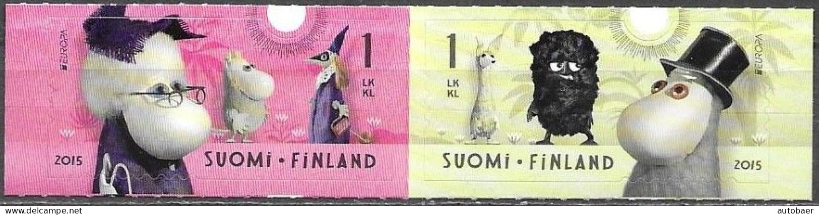 Finland Finnland Finlande Suomi 2015 Europa Cept Toys Spielzrug Jouets Michel Nr. 2376-77 MNH ** Postfrisch Neuf - 2015