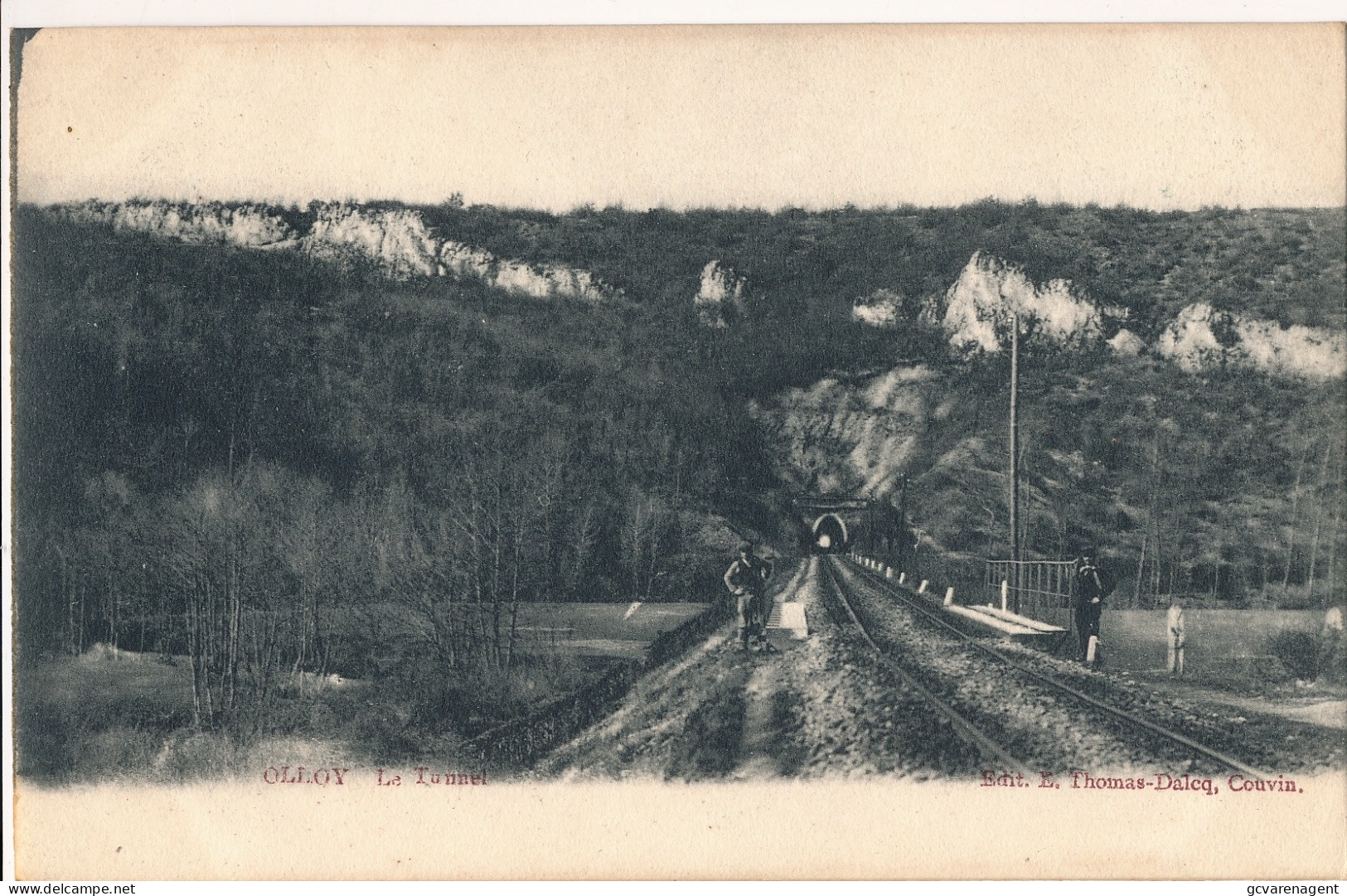 OLLOY  LE TUNNEL          2 SCANS - Viroinval