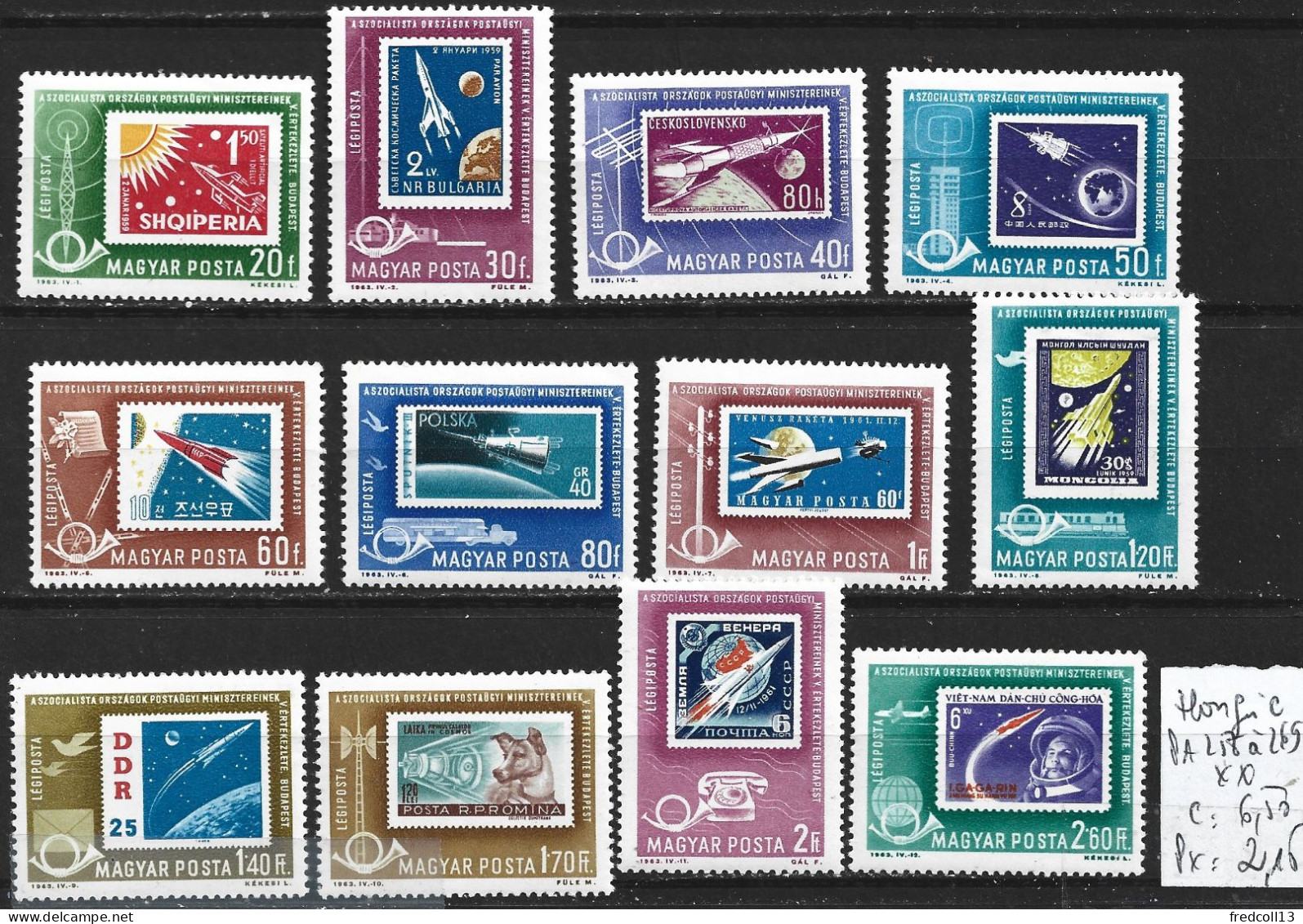 HONGRIE PA 258 à 59 ** Côte 6.50 € - Unused Stamps