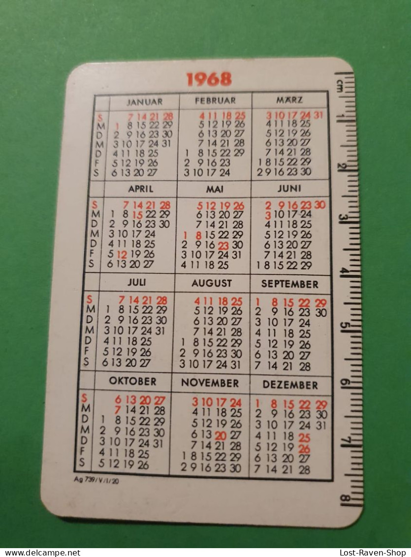 Taschenkalender - Pelzhaus Stöcker - 1968 - Petit Format : 1961-70