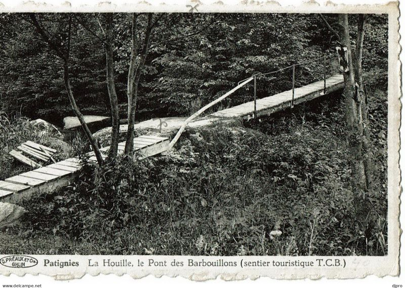 PATIGNIES - La Houille, Le Pont Des Barbouillons (sentier Touristique T.C.B.) - Gedinne