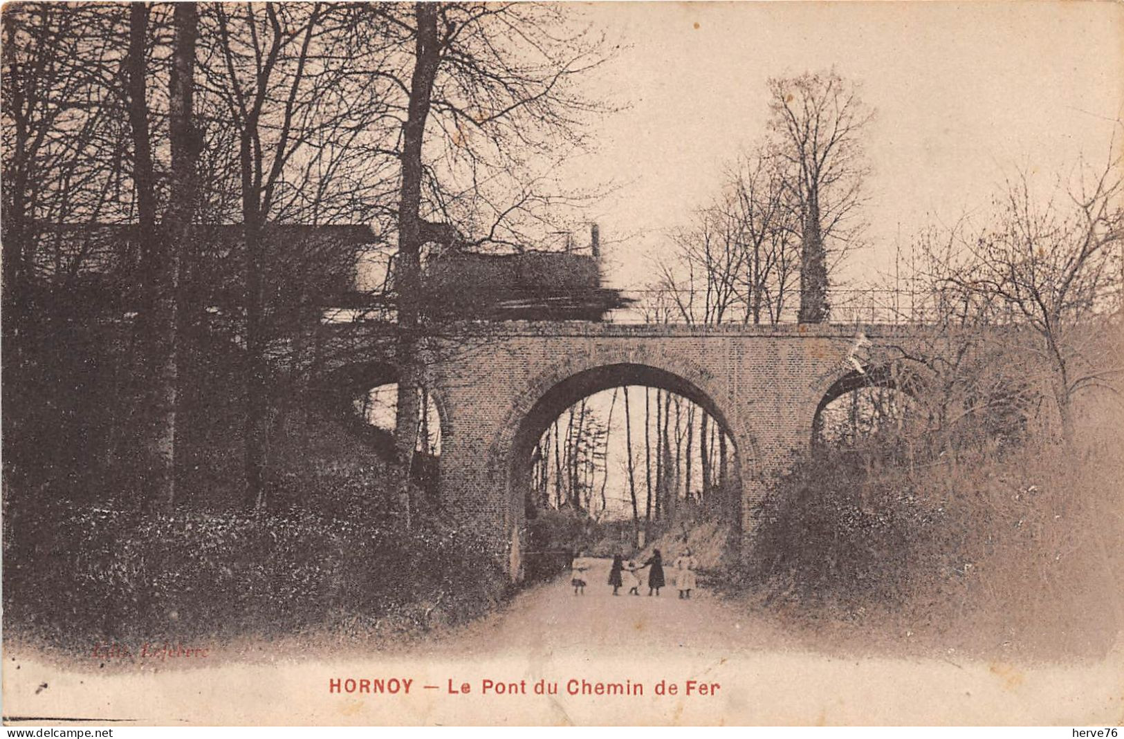 HORNOY - Le Pont Du Chemin De Fer - Train - Hornoy Le Bourg