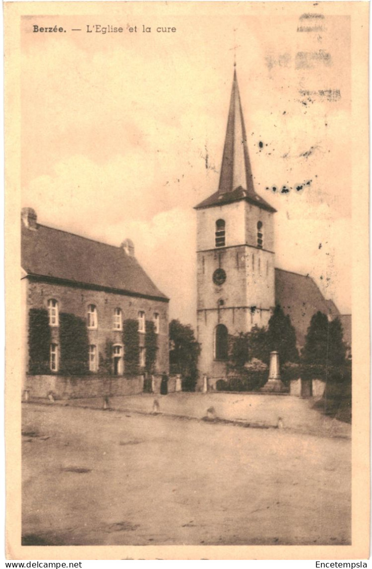 CPA Carte Postale Belgique Berzée Eglise Et La Cure 1943 VM76591ok - Walcourt