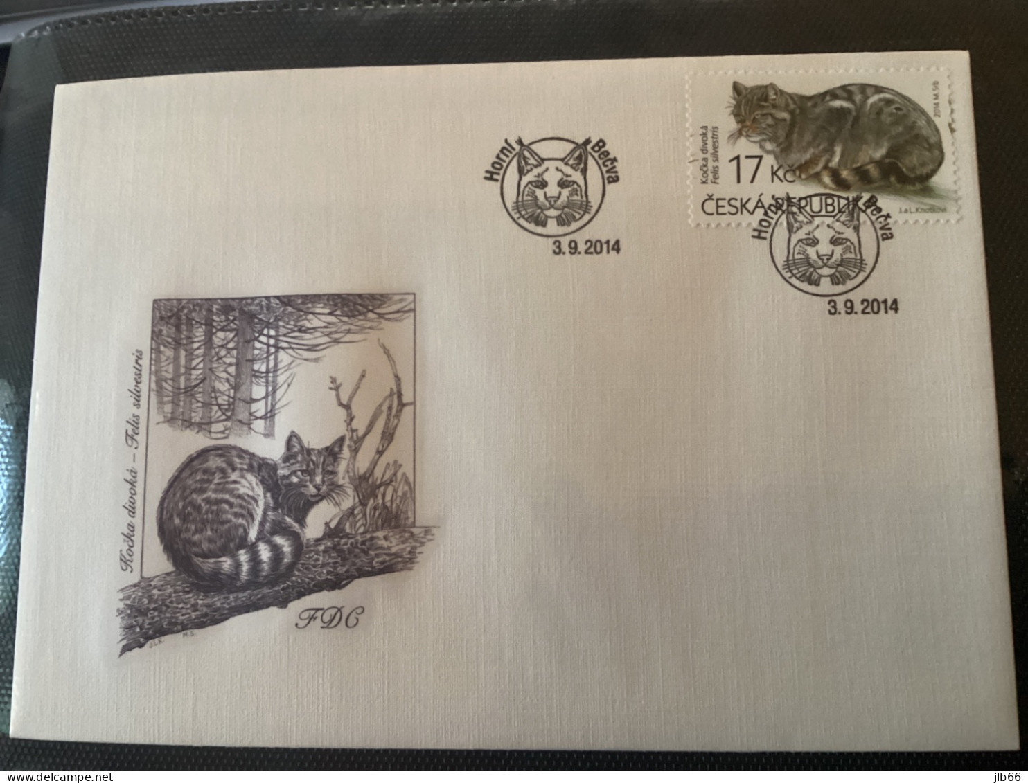 FDC Po 815 CZ 2014 Chat Sauvage Felis Silvestris - FDC