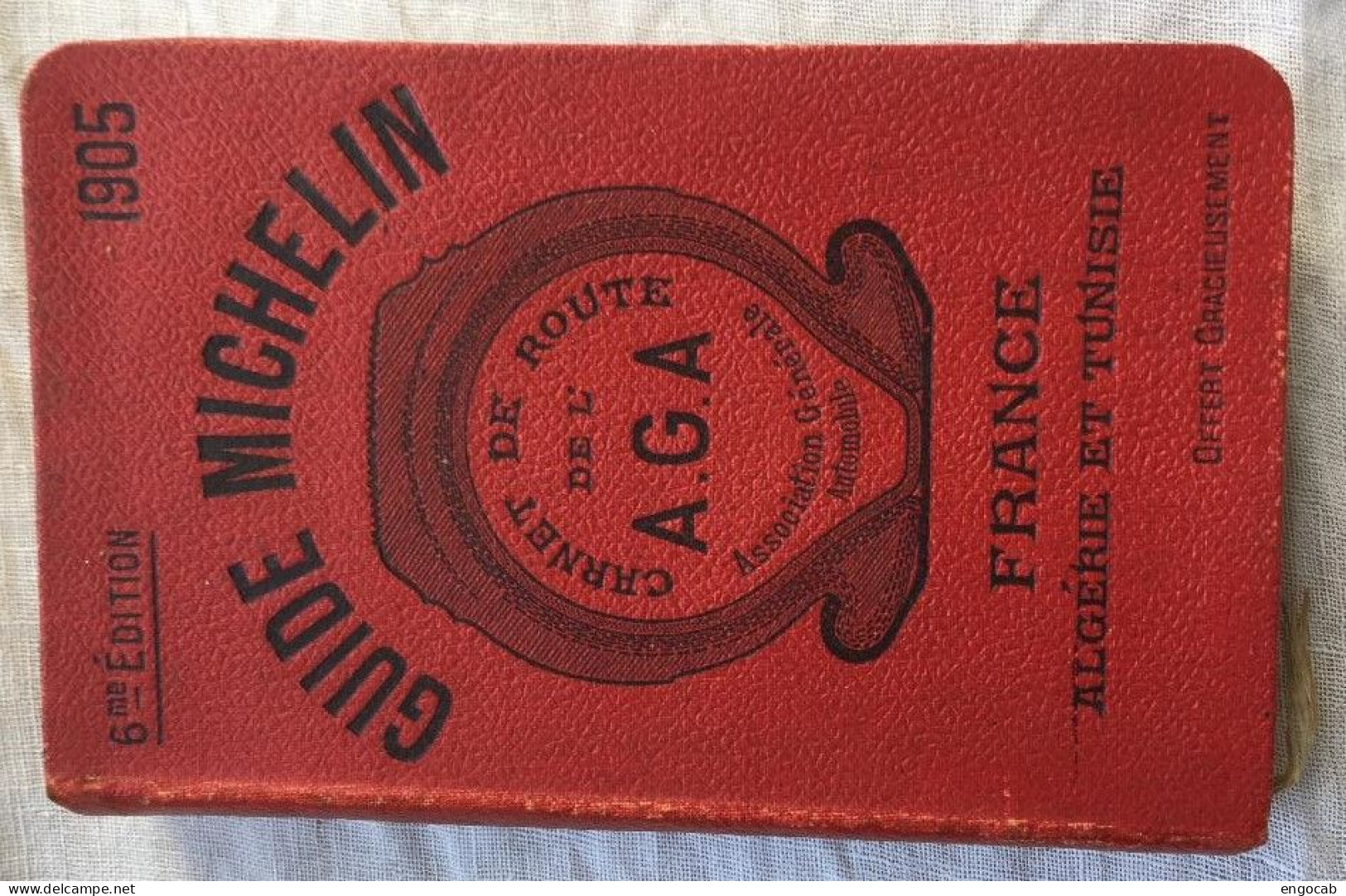 Guide Michelin 1905 A Avec Sa Carte - Michelin-Führer