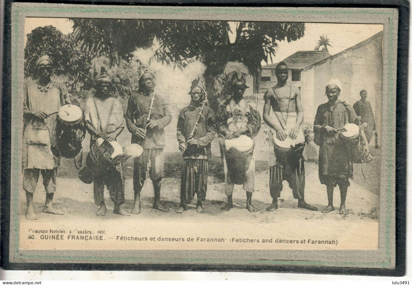 CPA - (Guinée Française) FARANNAH - Mots Clés: Ethnographie, Danseurs, Féticheurs - 1910 - Guinée Française