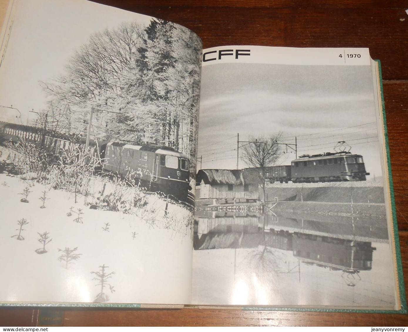 CFF. 24 revues reliées.1/1970 à 12/1971.