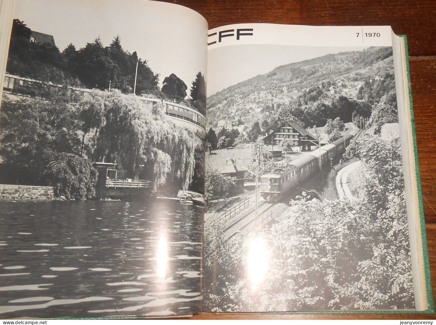CFF. 24 revues reliées.1/1970 à 12/1971.