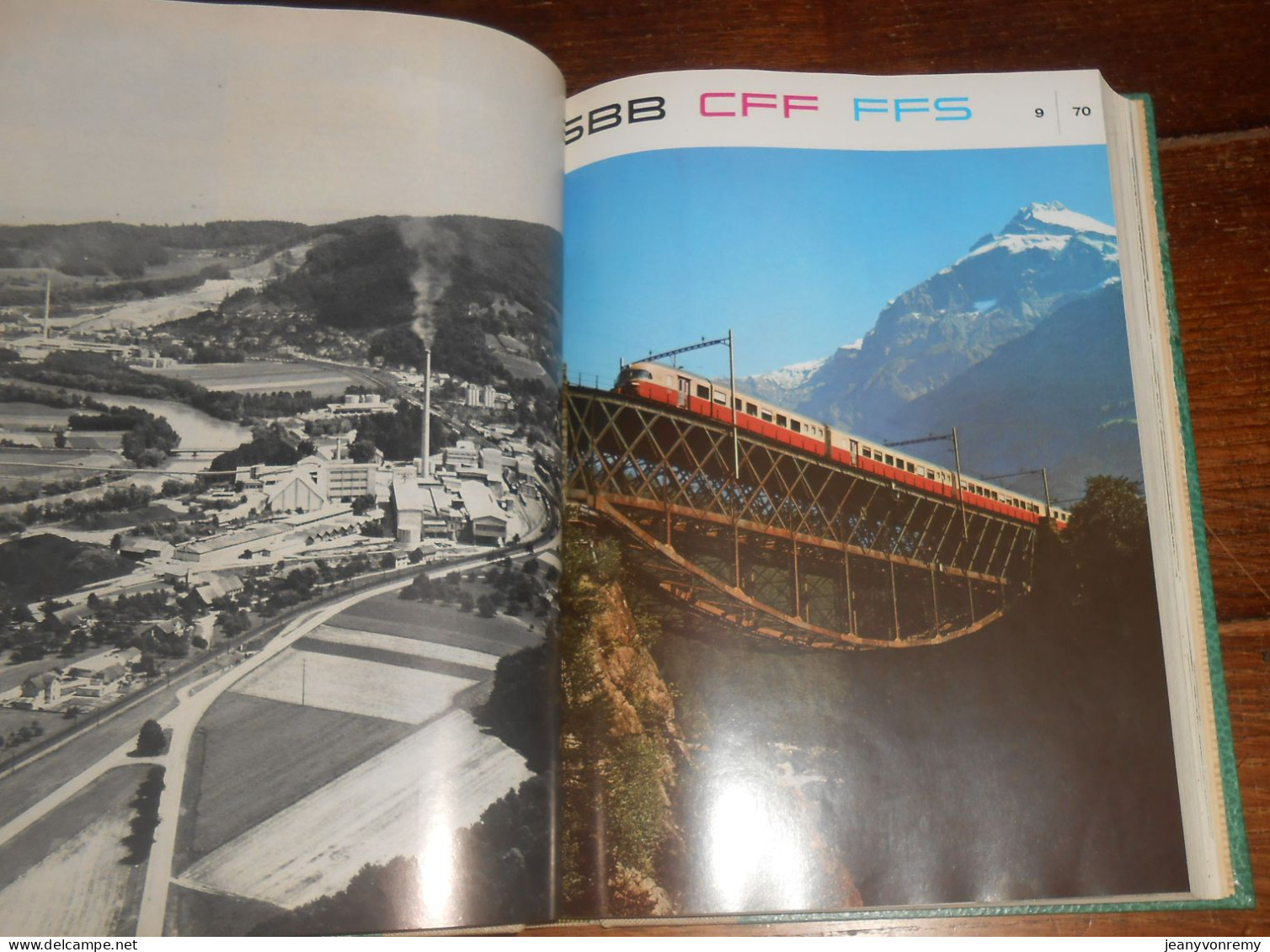 CFF. 24 revues reliées.1/1970 à 12/1971.