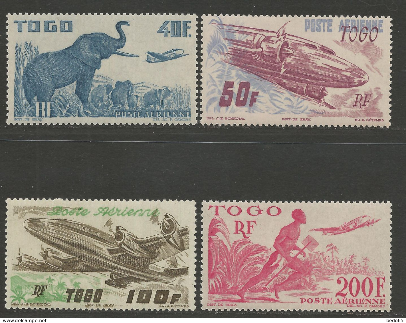 TOGO PA  N° 17 à 20 Série Complète NEUF** LUXE SANS CHARNIERE / Hingeless  / MNH - Other & Unclassified