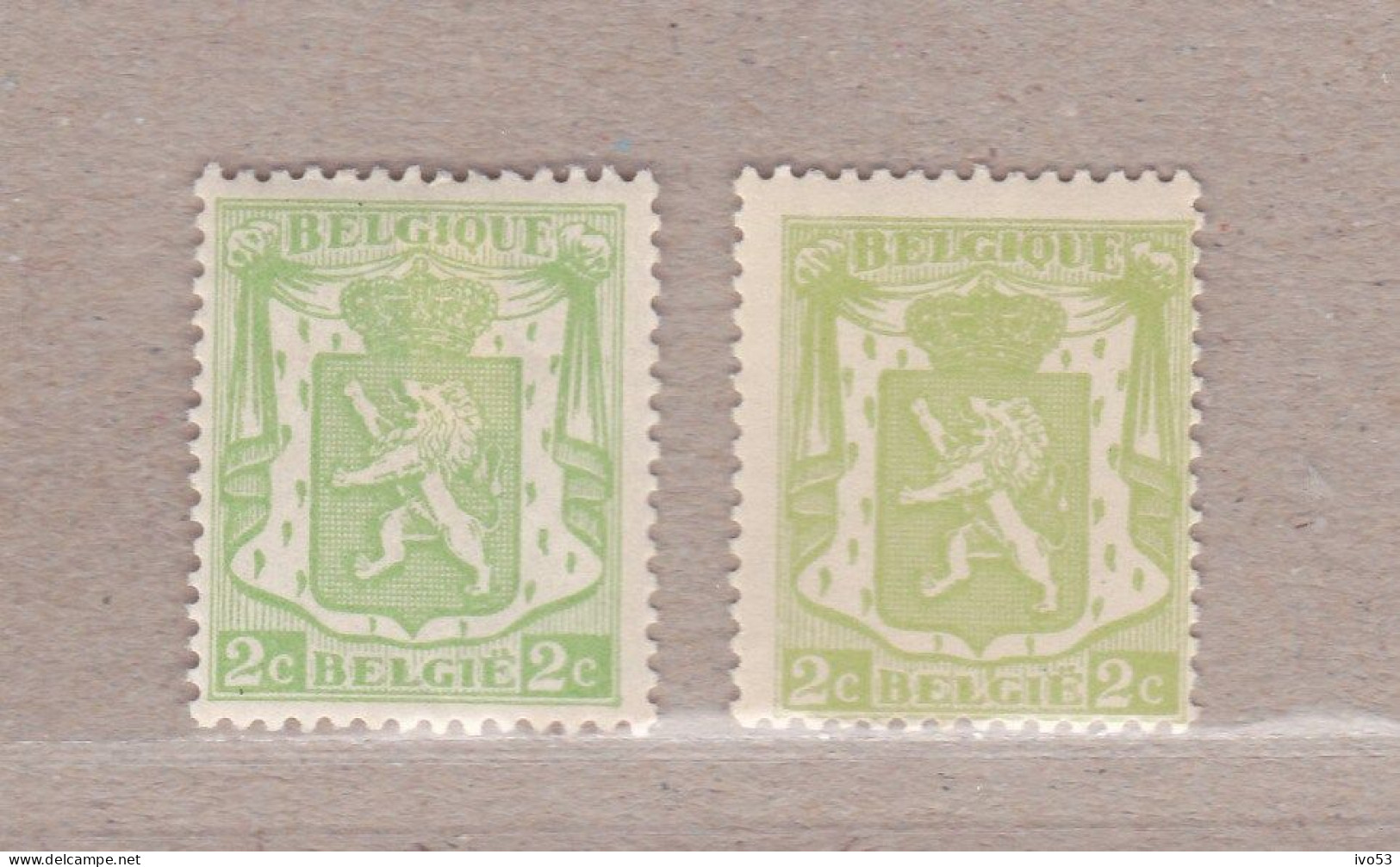 1935 Nr 418A*+ 418Aa* Met Scharnier,zegel Uit Reeks "Klein Staatswapen". - 1935-1949 Kleines Staatssiegel