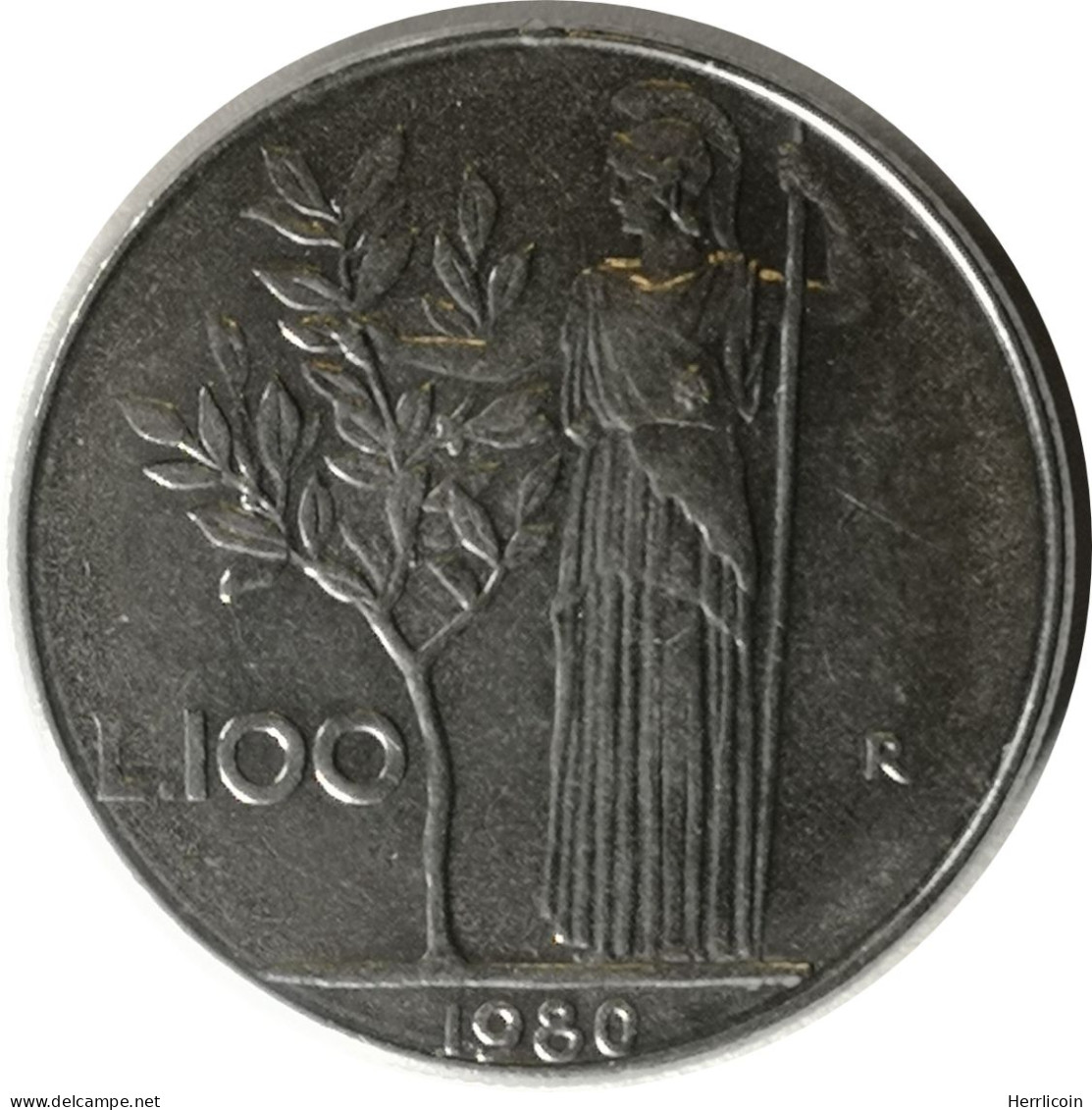 1980 - 100 Lire - Italie [KM#96.1] - 100 Liras