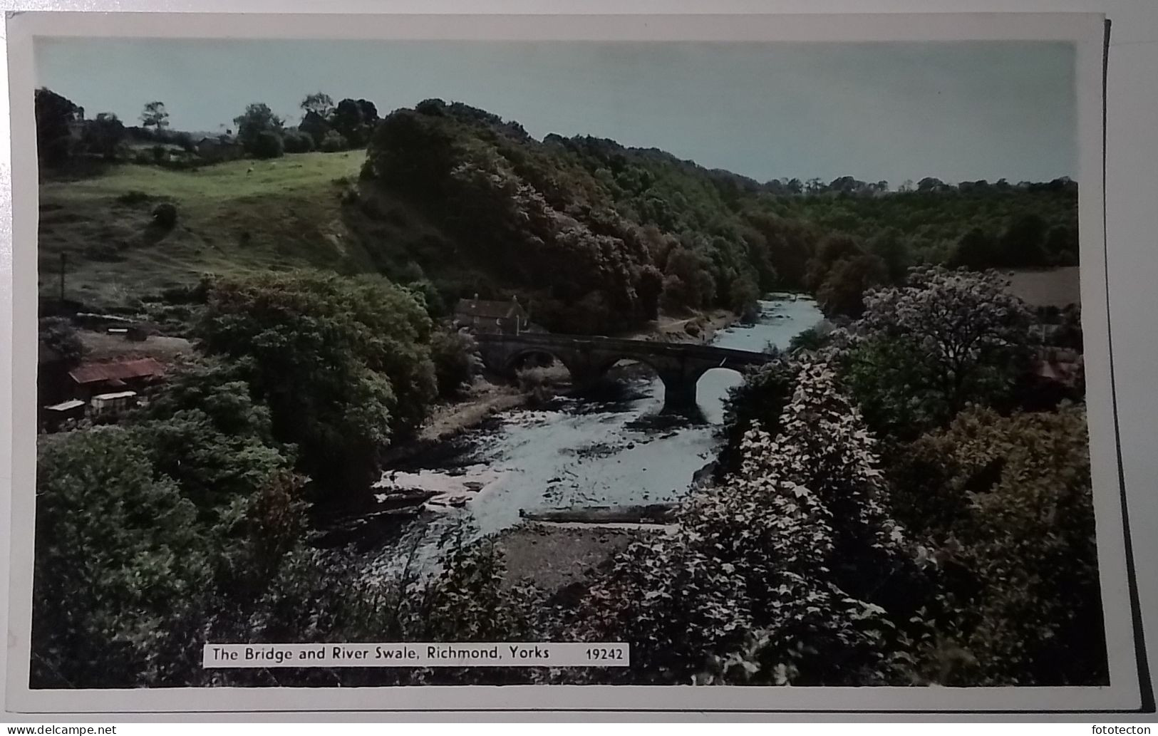 UK - England - The Bridge And River Swale, Richmond, Yorks - York