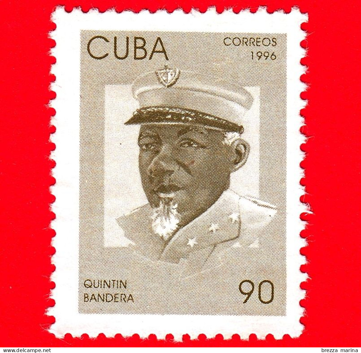 CUBA - Usato - 1996 - Quintín Bandera (ca. 1834 – 1906) - Patriota - Rivoluzionario - 90 - Gebraucht