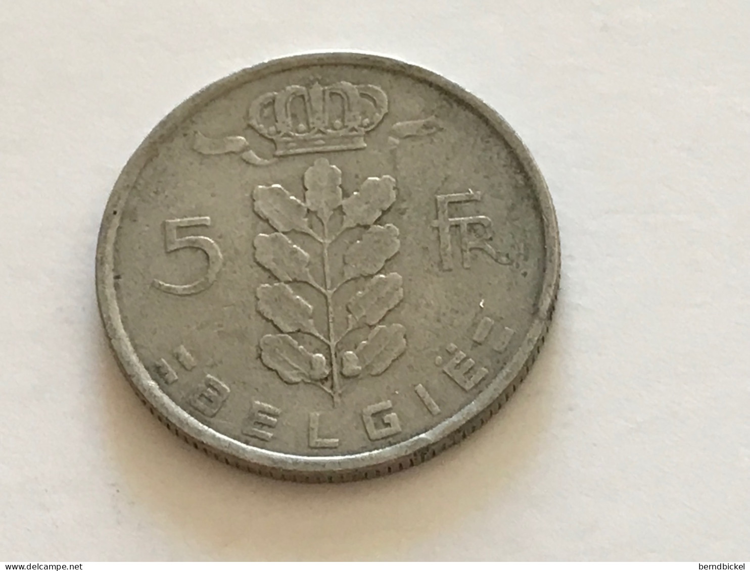 Münze Münzen Umlaufmünze Belgien 1 Franc 1948 Belgie - 5 Franc