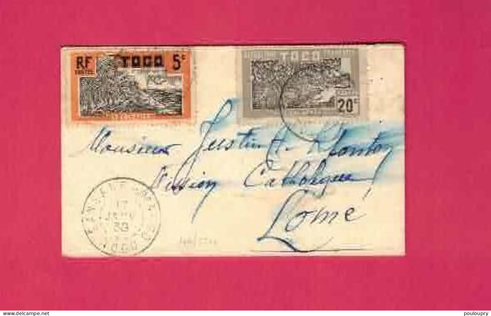 Lettre De 1938 Pour Le Togo - YT N° 127 Et 130 - Storia Postale