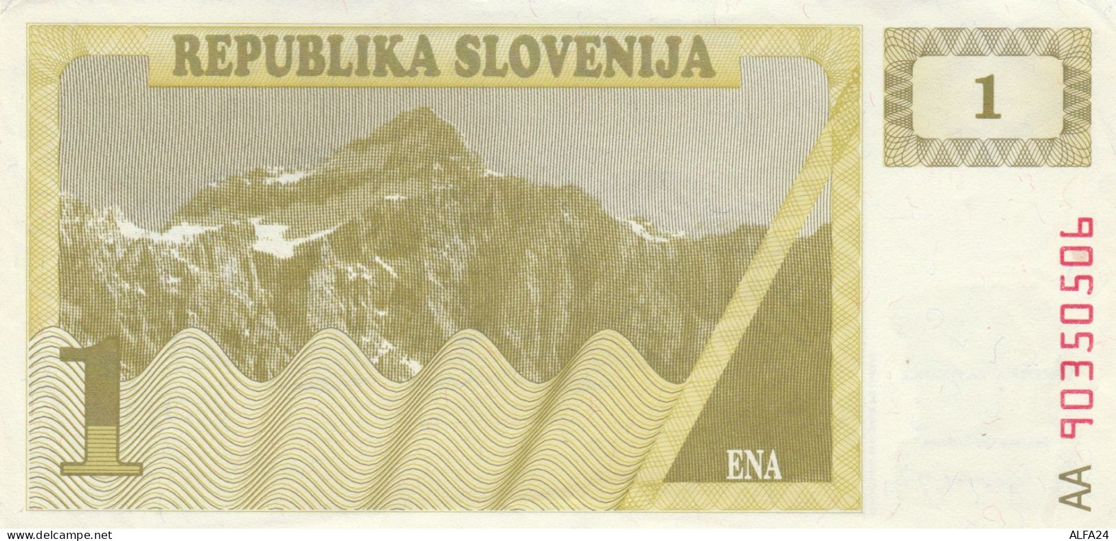 BANCONOTA SLOVENIA 1 UNC (MK747 - Slovenia