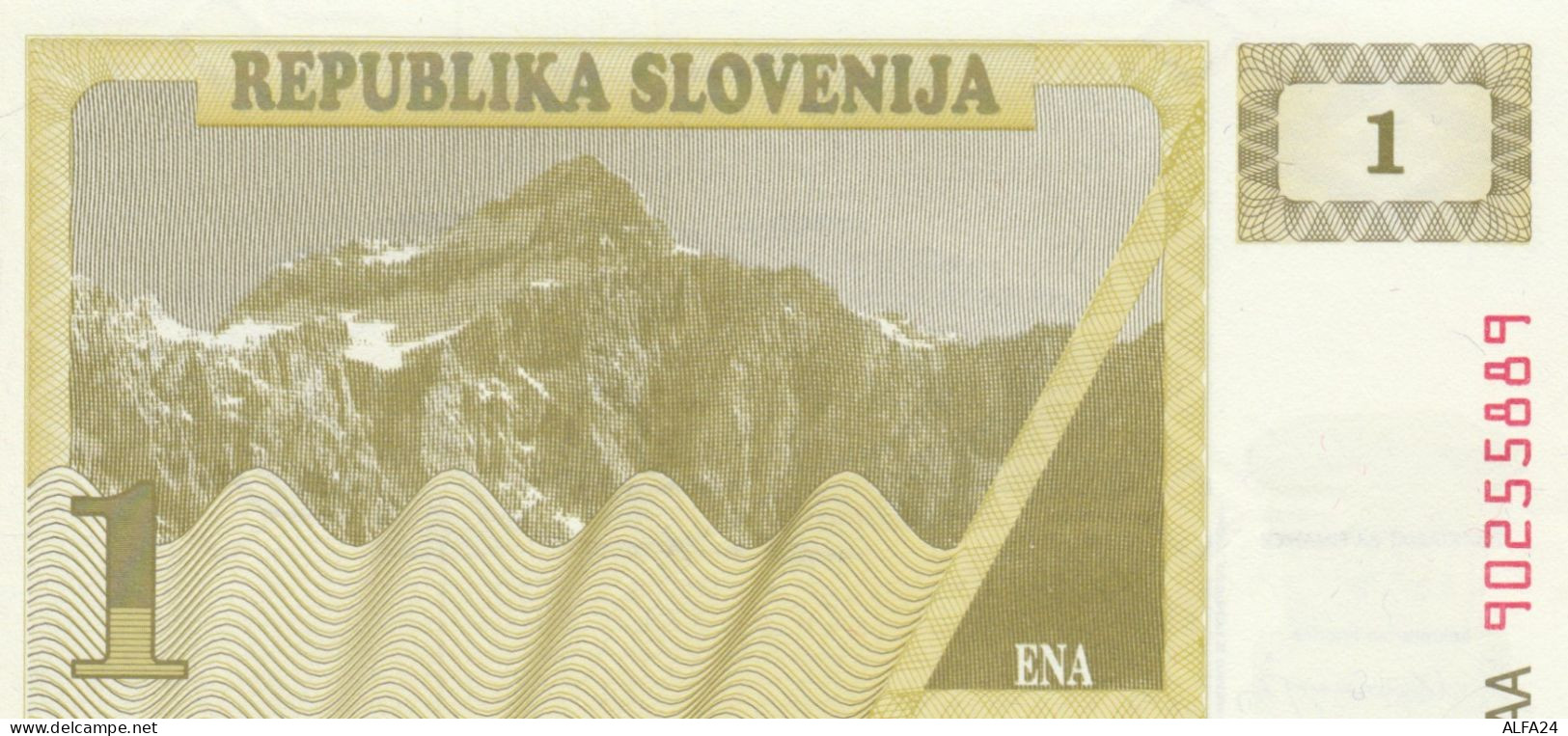 BANCONOTA SLOVENIA 1 UNC (MK745 - Slovénie