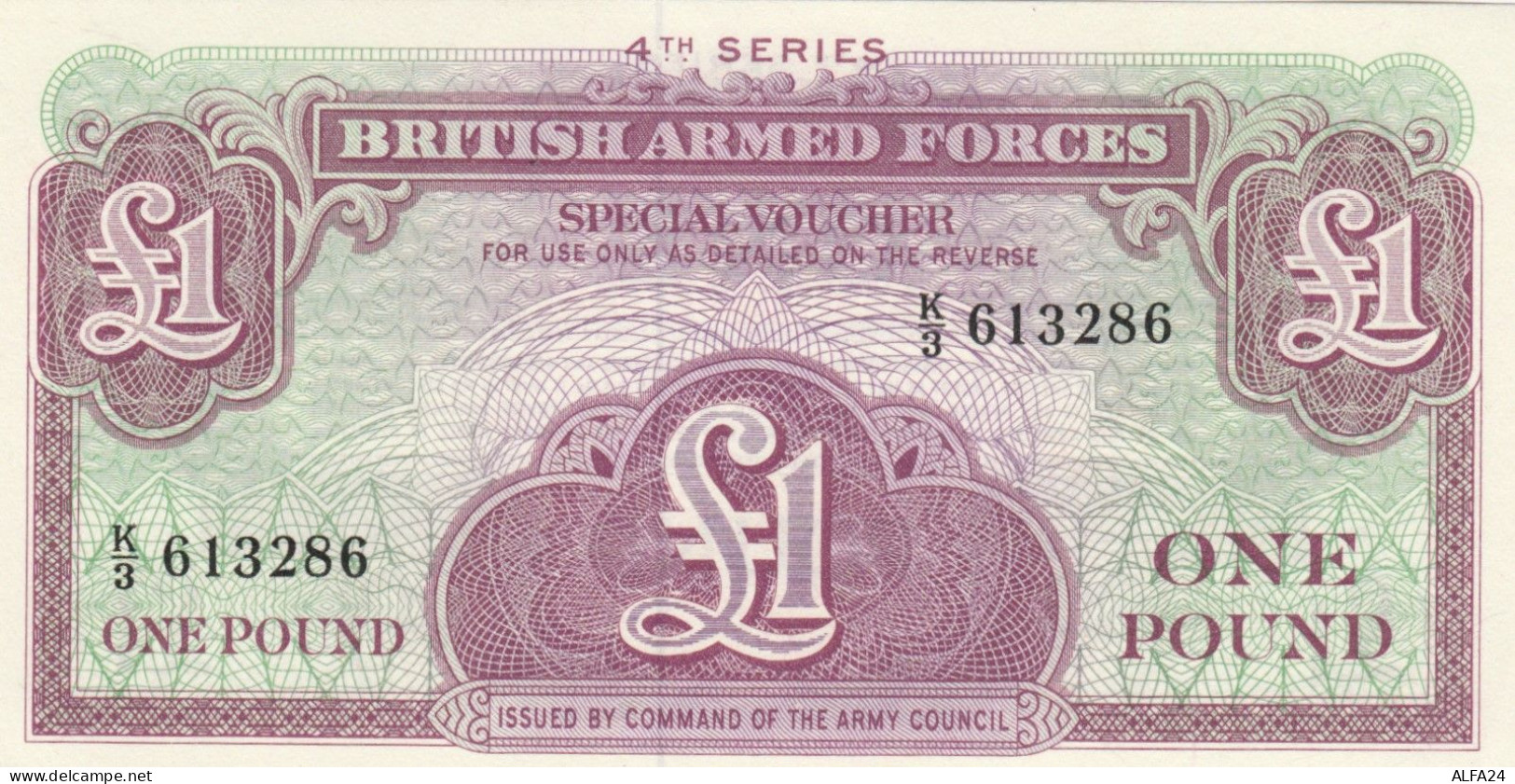 BANCONOTA BRITISH ARMED FORCE 1 UNC (MK730 - Fuerzas Armadas Británicas & Recibos Especiales