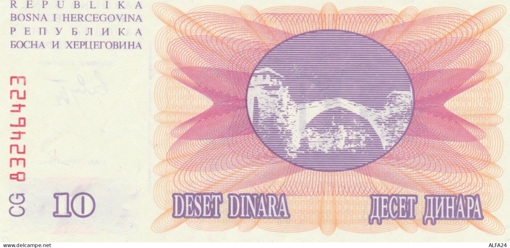 BANCONOTA BOSNIA 10 UNC (MK710 - Bosnia And Herzegovina