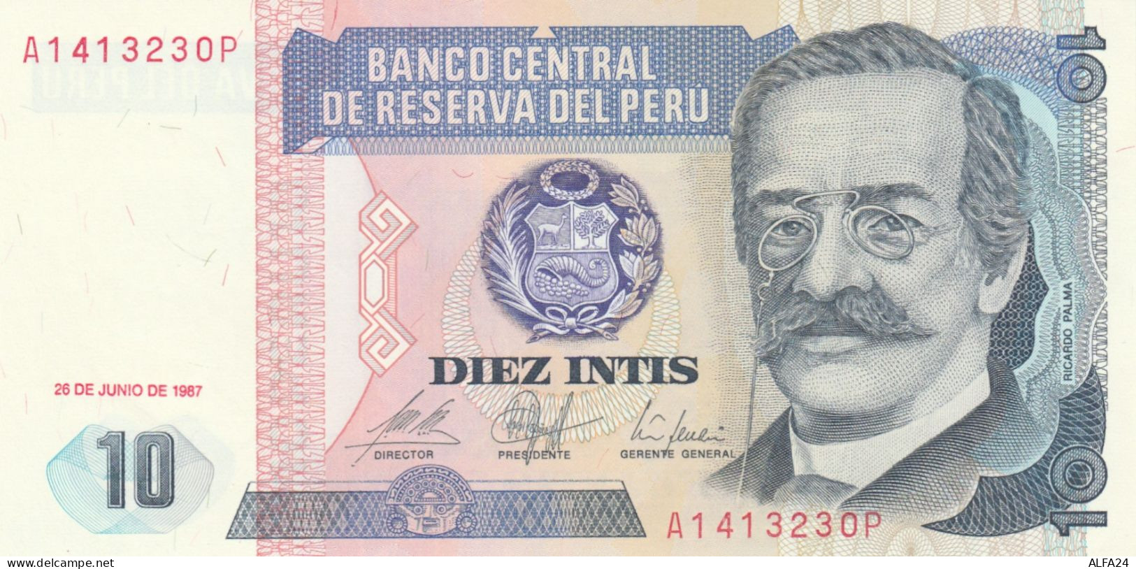 BANCONOTA PERU 10 UNC (MK591 - Peru