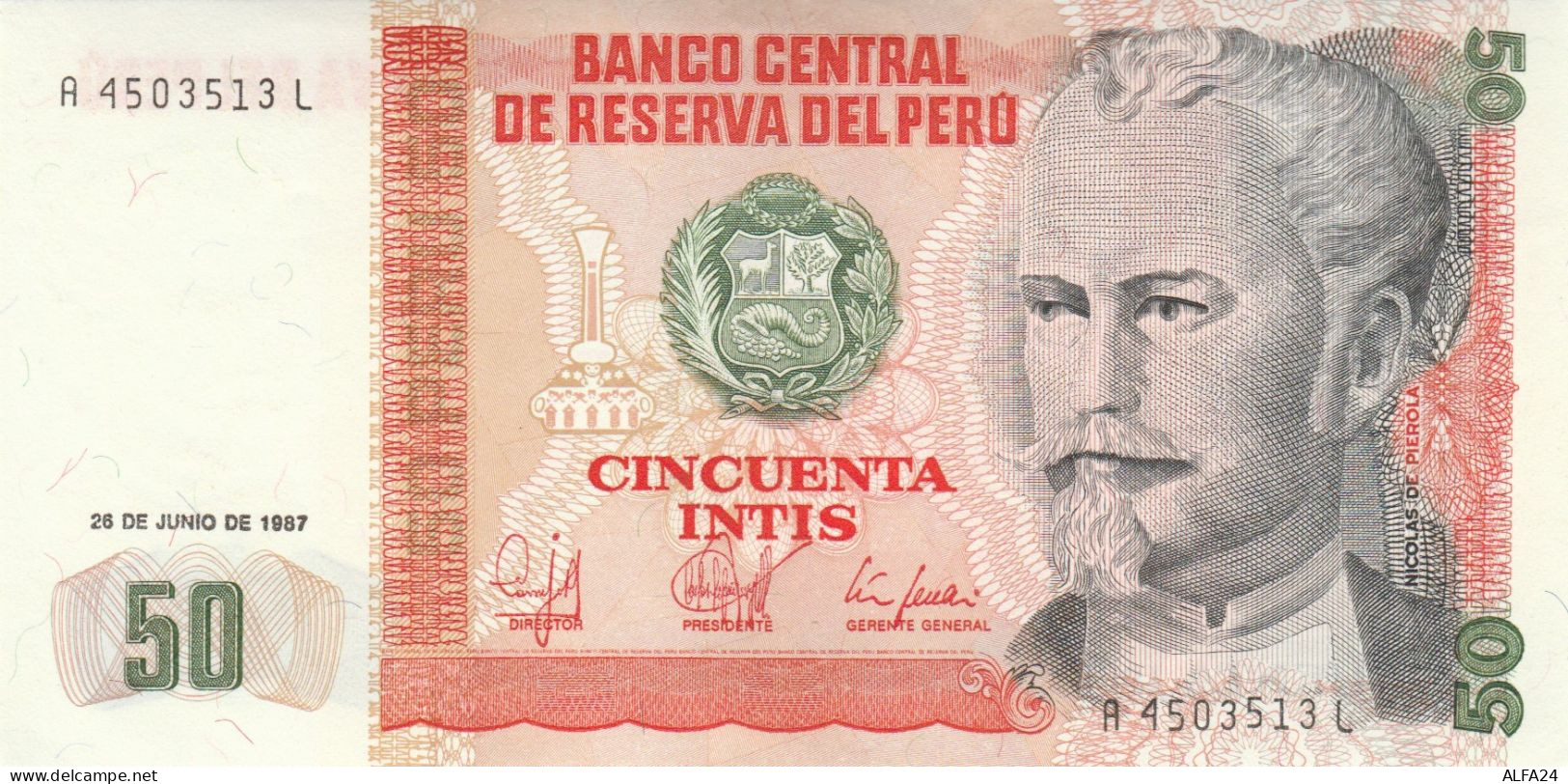 BANCONOTA PERU 50  UNC (MK589 - Perú