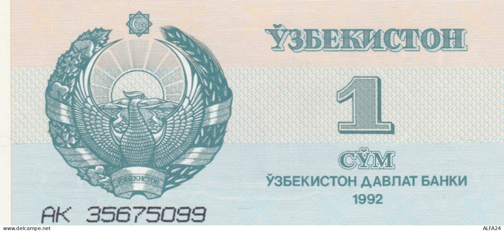 BANCONOTA UZBEKISTAN 1 UNC (MK399 - Uzbekistan