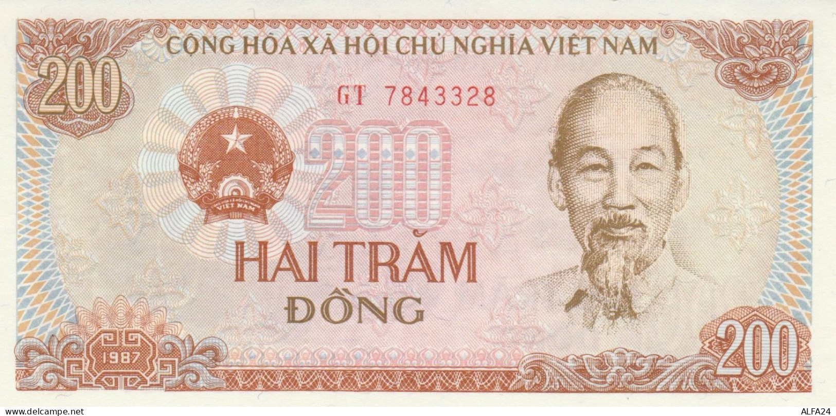 BANCONOTA VIETNAM 200 UNC (MK395 - Viêt-Nam