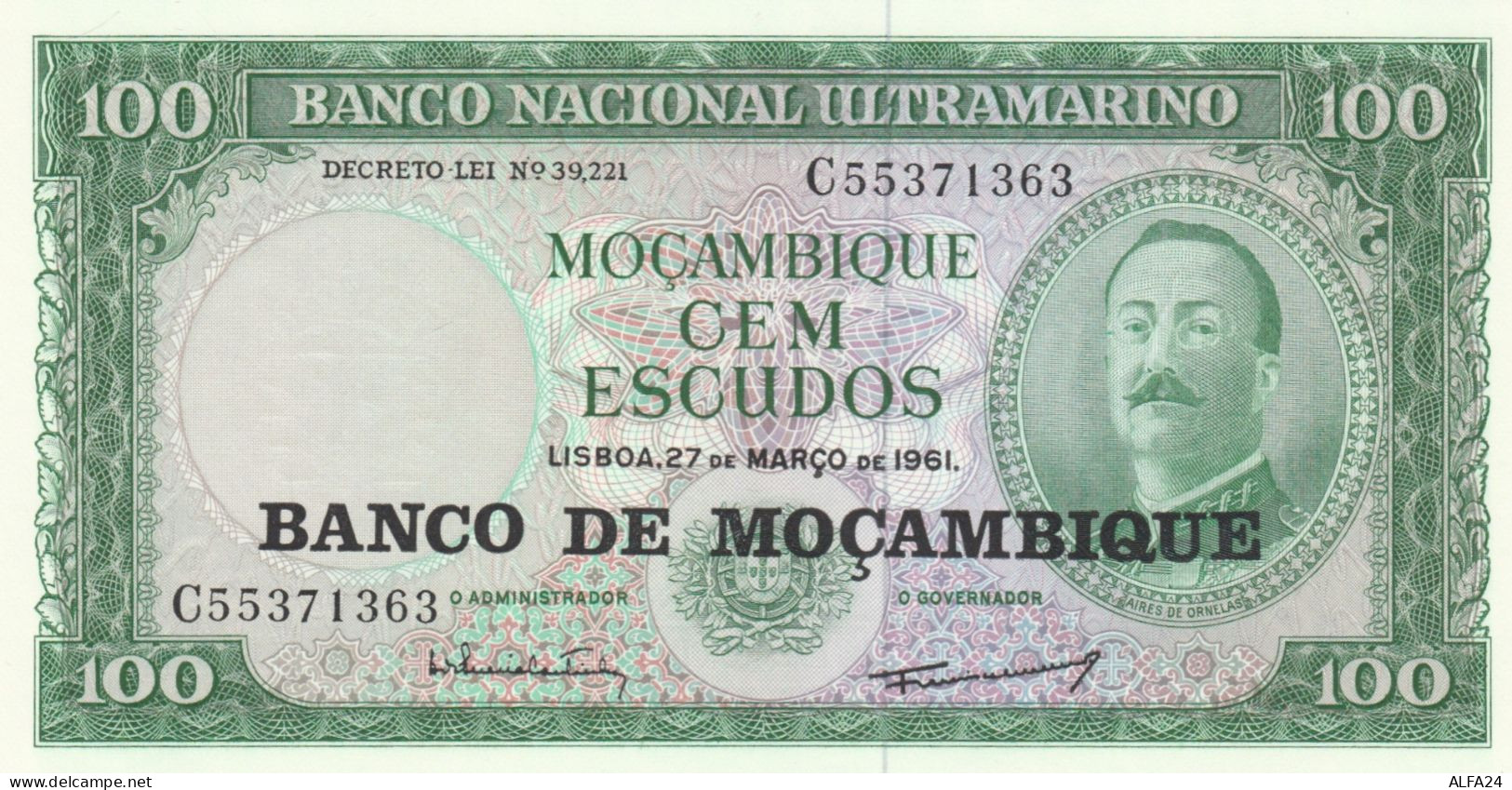 BANCONOTA MOZAMBICO 100 UNC (MK386 - Mozambico