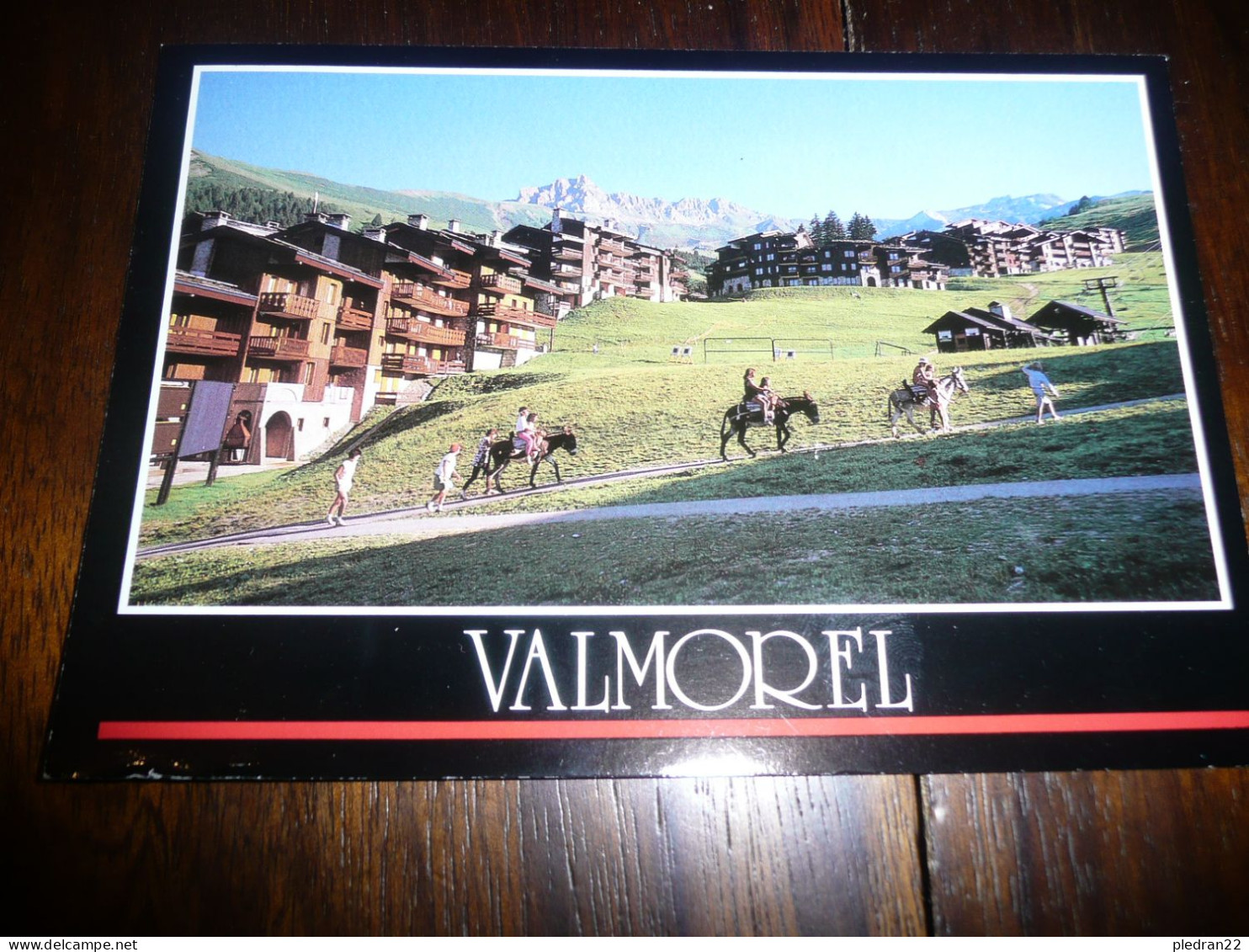 CARTE POSTALE MODERNE CPM SAVOIE VALMOREL  ECRITE AVEC TIMBRE 1986 - Valmorel