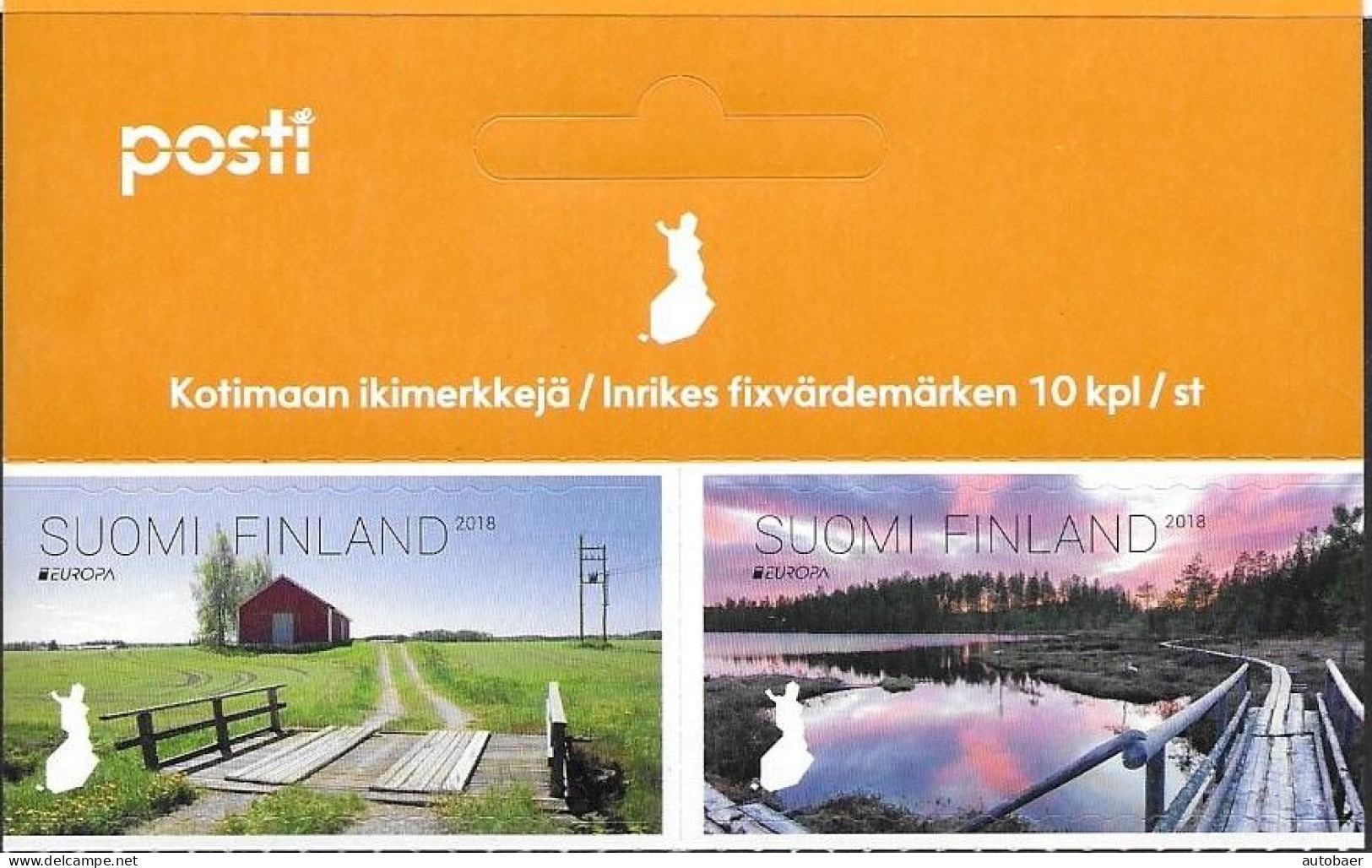 Finland Finnland Finlande Suomi 2018 Europa Cept Bridges Mi.Nr. 2571-72 MNH ** Postfr. Neuf - 2018