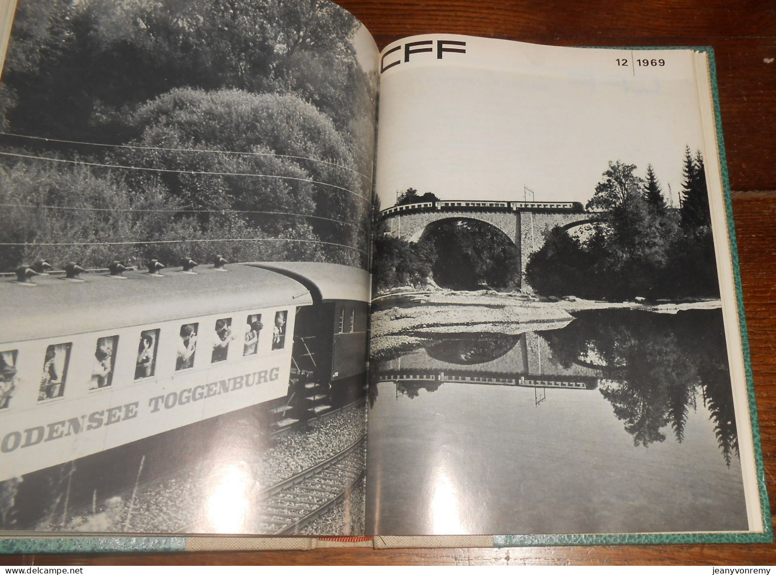 CFF. 24 revues reliées.1/1968 à 12/1969.