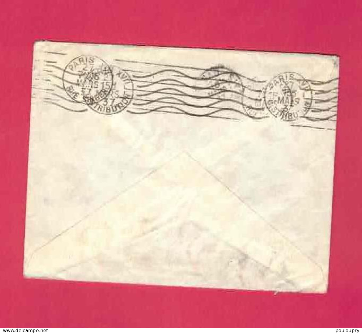 Lettre De 1937 Pour La France Par Voie Transaharienne - YT N° 41 - Seul Sur Lettre - Storia Postale