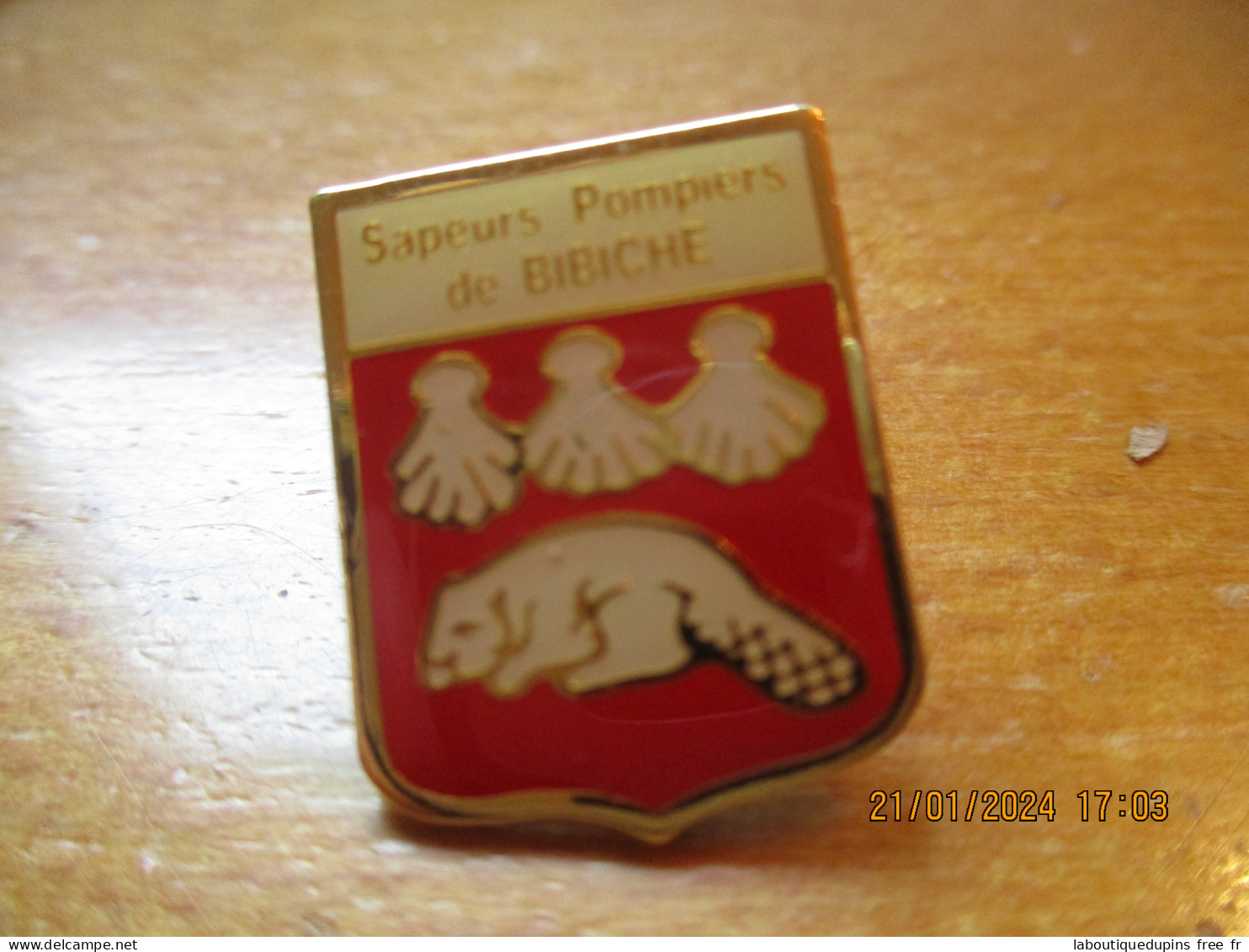 Pin's Lot 006 -- Bibiche  -- Dernier Vendu 07 / 2014 !!!! - Pompiers