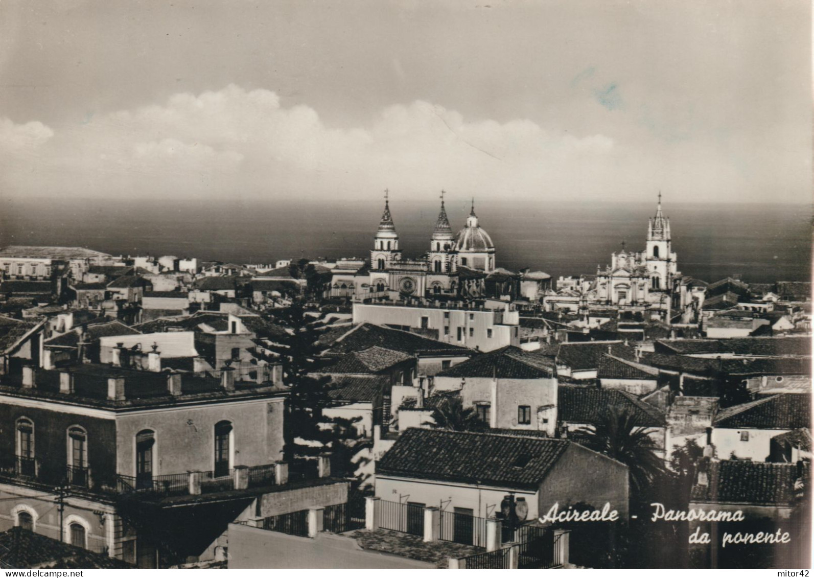 514*-Acireale-Panorama Da Ponente-v. Per Città - Acireale