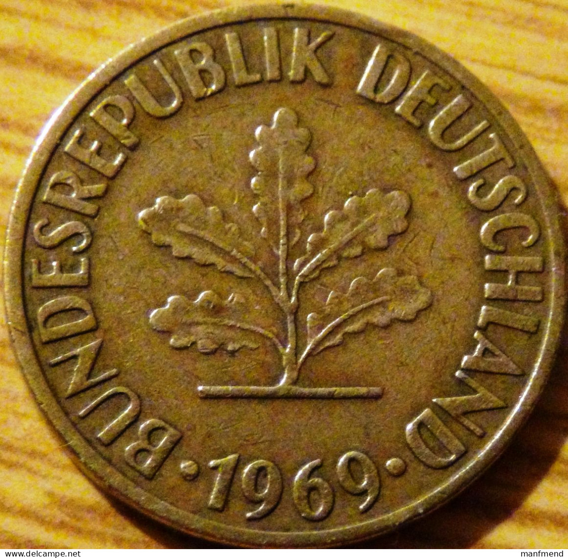 Germany - 1969 - KM 108 - 10 Pfennig - Mintmark "F" - Stuttgart - VF - Look Scans - 10 Pfennig