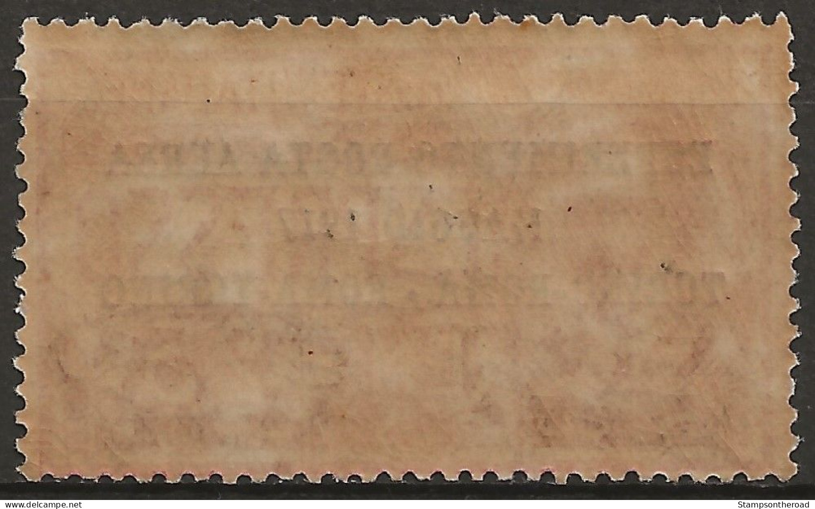 ITPA1N "1917 Regno D'Italia, Sassone Nr. 1, Francobollo Nuovo Senza Linguella **/ Posta Aerea - Airmail