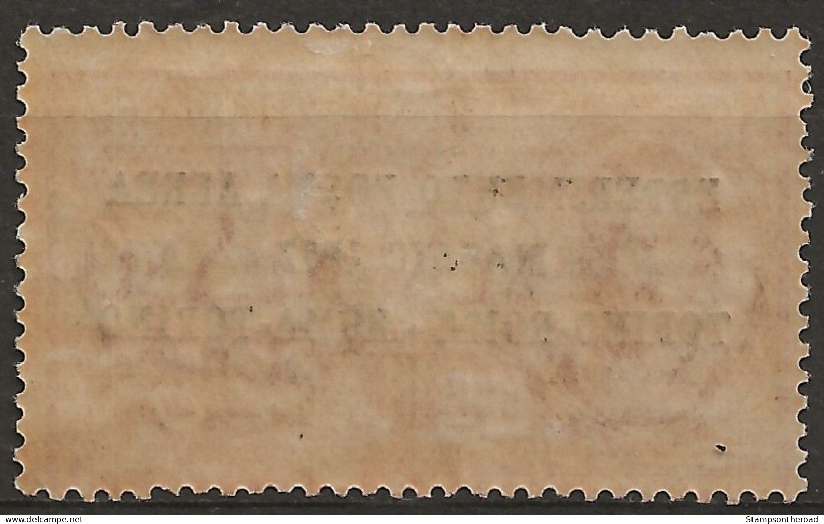 ITPA1L2 "1917 Regno D'Italia, Sassone Nr. 1, Francobollo Nuovo Con Traccia Di Linguella */ Posta Aerea - Airmail