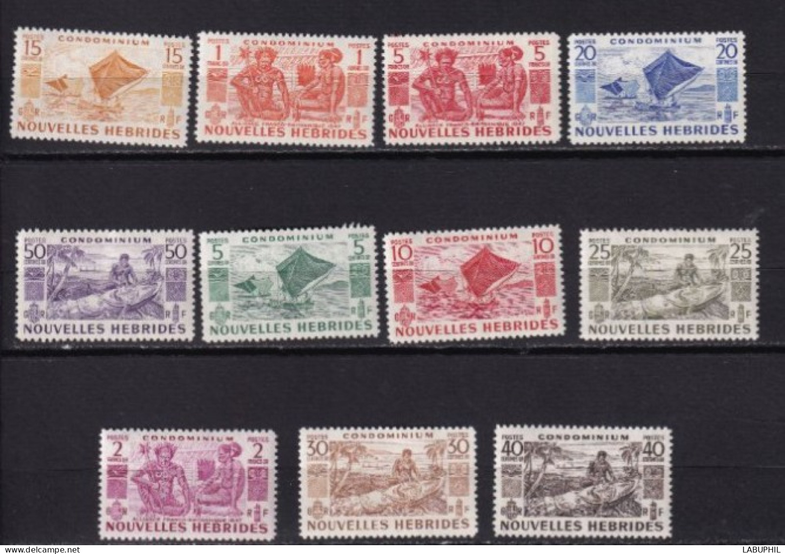 NOUVELLES HEBRIDES NEUFS  MNH ** Legende Francaise 1953 - Unused Stamps